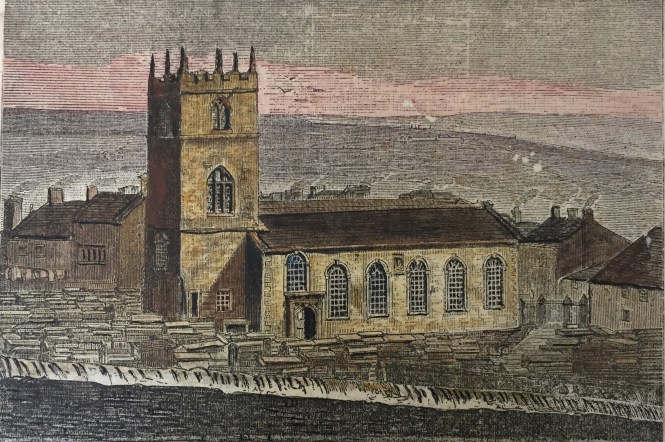 Haworth Church (Before it was rebuilt)