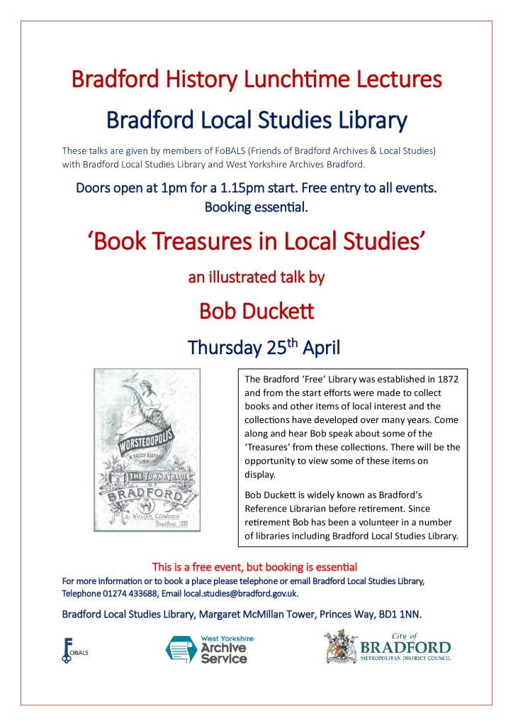 Lunchtime lectures poster