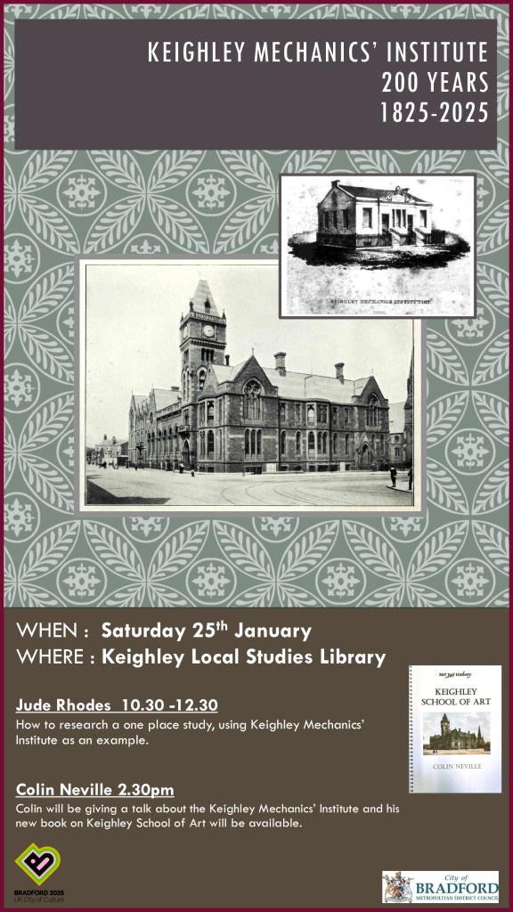Keighley Mechanics Institute flyer