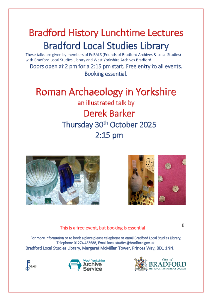 Lunchtime lectures poster